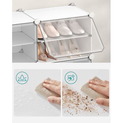 Étagère modulaire à compartiments BOXIFY, blanche