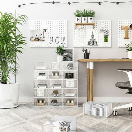 Étagère modulaire à compartiments BOXIFY, blanche