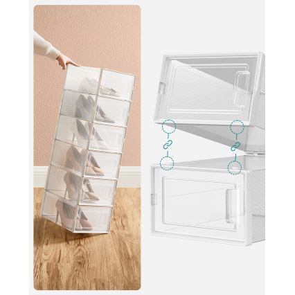 Étagère modulaire à compartiments BOXIFY blanche