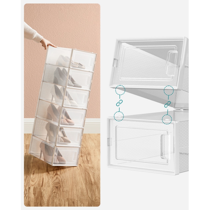 Étagère modulaire à compartiments BOXIFY blanche