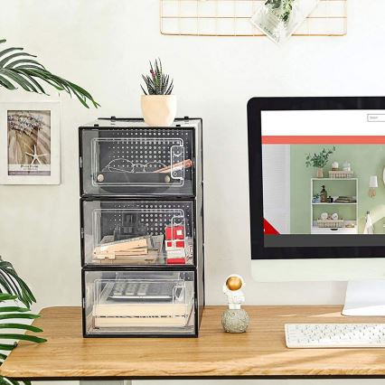 Étagère modulaire à compartiments BOXIFY noire