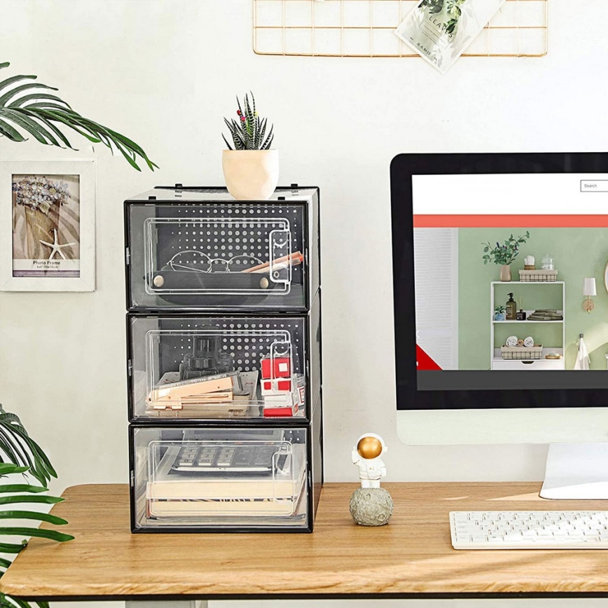 Étagère modulaire à compartiments BOXIFY noire