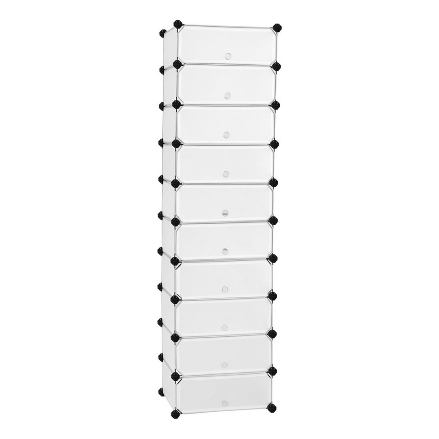 Étagère modulaire à tiroirs BOXIFY blanche