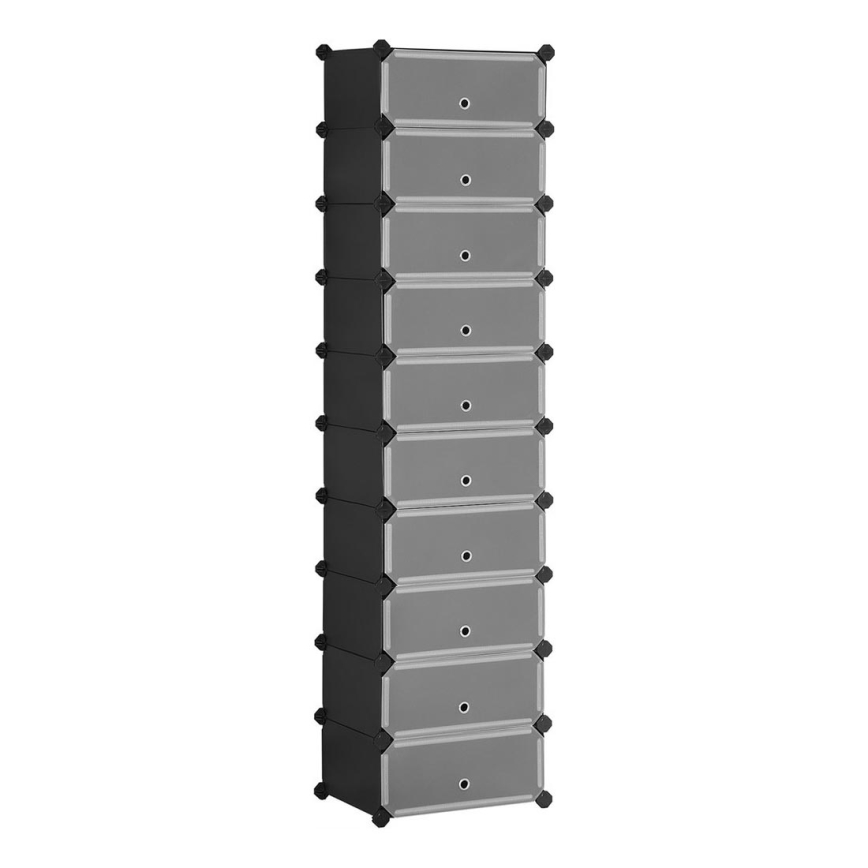Étagère modulaire à tiroirs BOXIFY noire