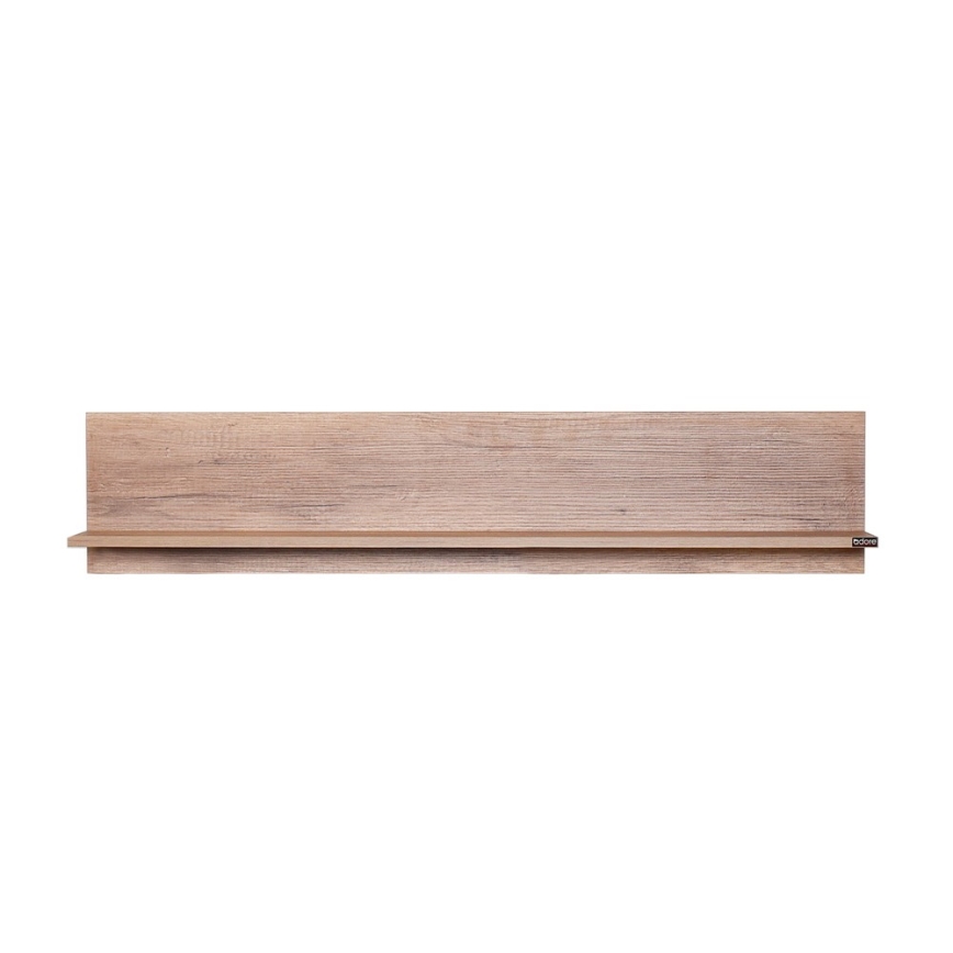 Étagère murale 25x120 cm marron
