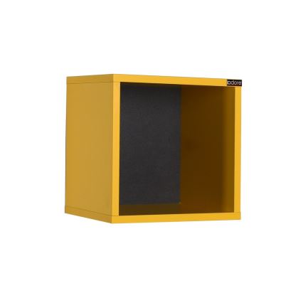 Étagère murale 33x33 cm jaune