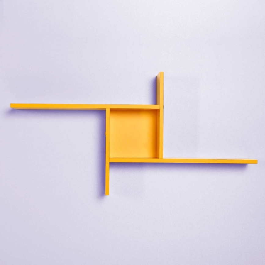 Étagère murale 50x100 cm jaune