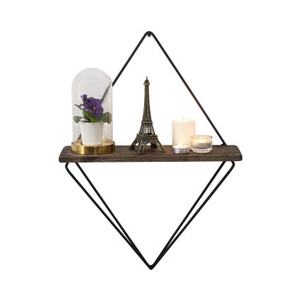 Etagère murale 60x43 cm épicea marron