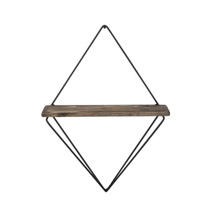 Etagère murale 60x43 cm épicea marron