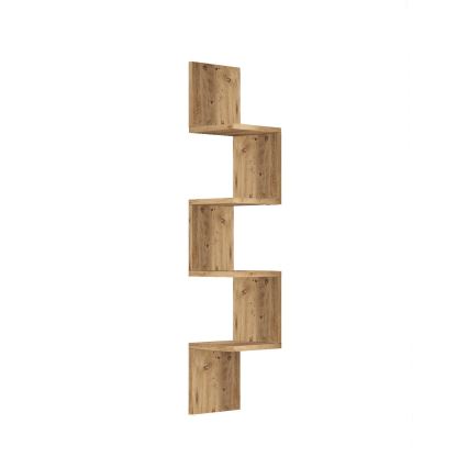 Étagère murale d'angle 117,2x22 cm pin atlantic