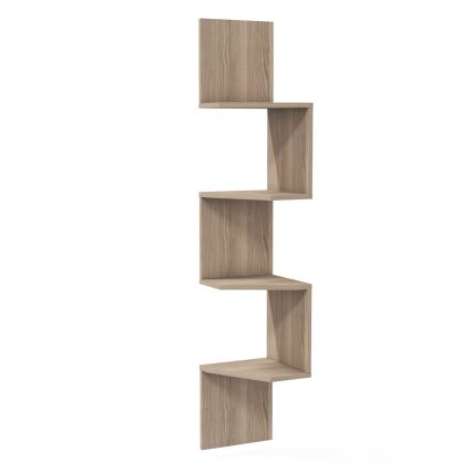 Étagère murale d'angle DESALDO 155,2x29,6 cm beige