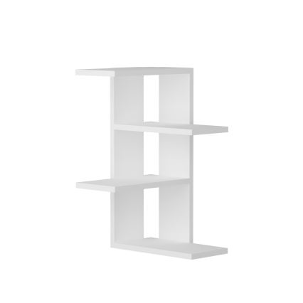 Étagère murale d'angle MILANO 60x31,4 cm blanche