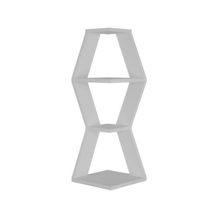 Étagère murale d'angle SABLOR 86x30 cm blanche