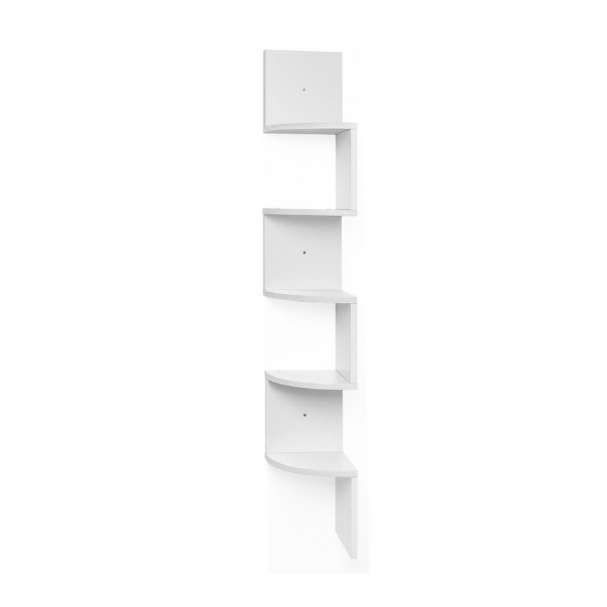 Étagère murale d'angle SNAKE blanche
