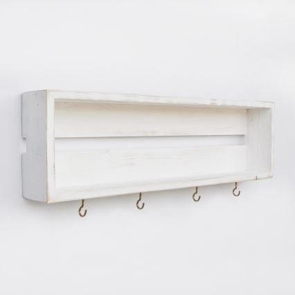 Étagère murale de cuisine 21x70 cm blanc épicea