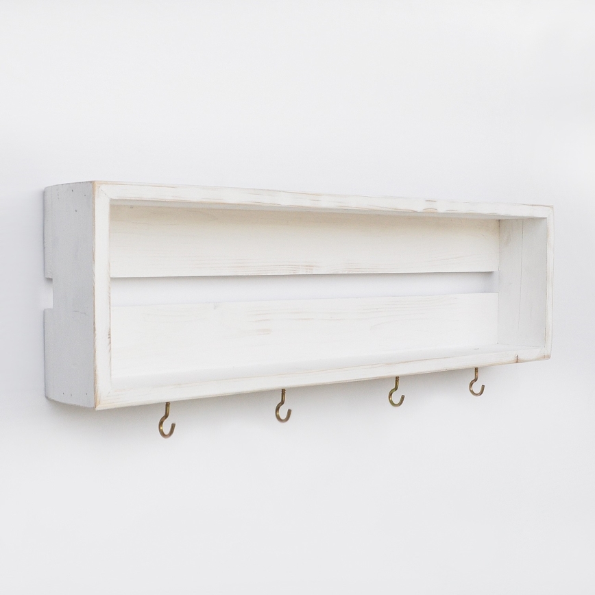 Étagère murale de cuisine 21x70 cm blanc épicea