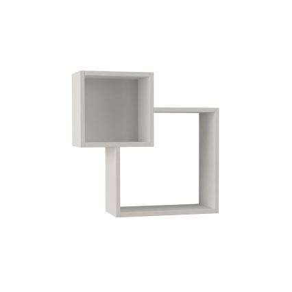Étagère murale DIAMOND 57,5x57,5 cm blanc