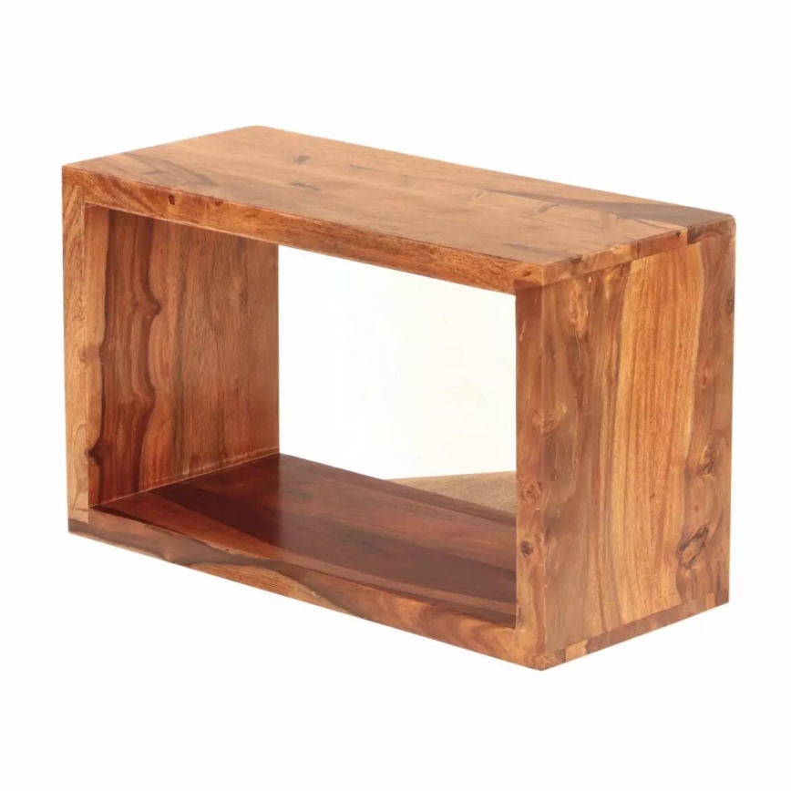 Étagère murale GANI 30x50 cm bois massif/palissandre