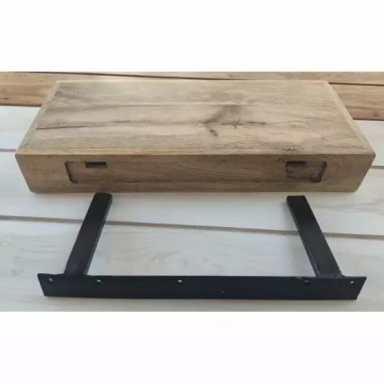 Étagère murale HINA 22x100 cm bois massif/manguier