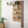 Étagère murale INAR chêne/marron