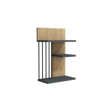 Étagère murale NEZMA 60x40 cm beige/anthracite