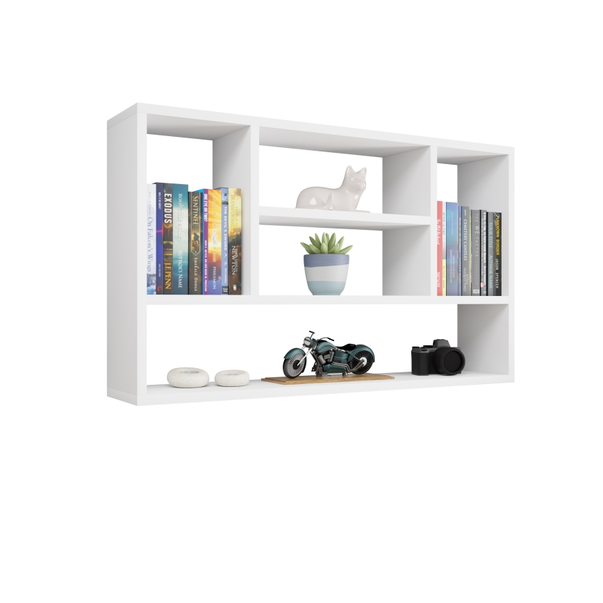 Étagère murale PAPIKO 100x60x20 cm blanche