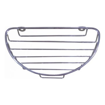 Étagère murale pour douche 12,7x23 cm, chrome brillant
