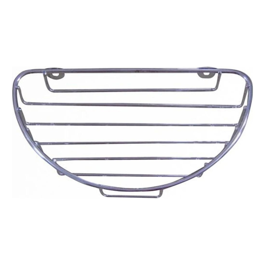 Étagère murale pour douche 12,7x23 cm, chrome brillant