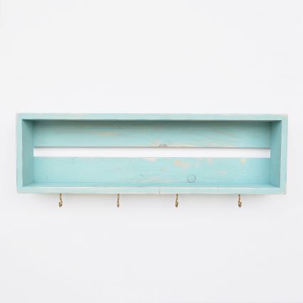 Etagère murale RAF 21x70 cm bleu épicéa
