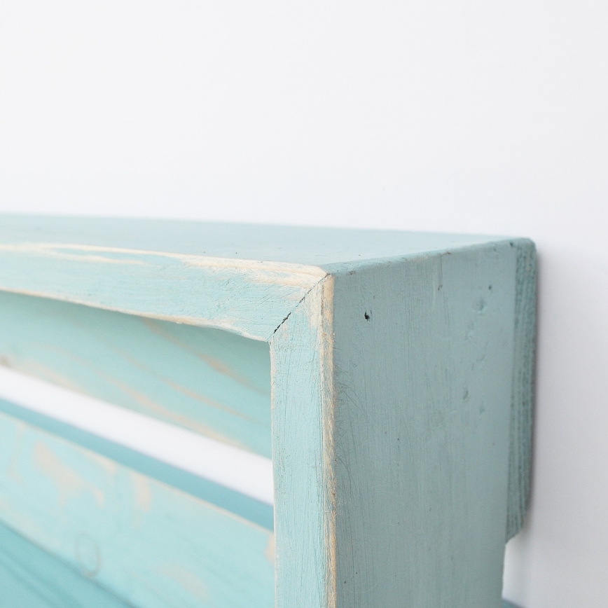 Etagère murale RAF 21x70 cm bleu épicéa
