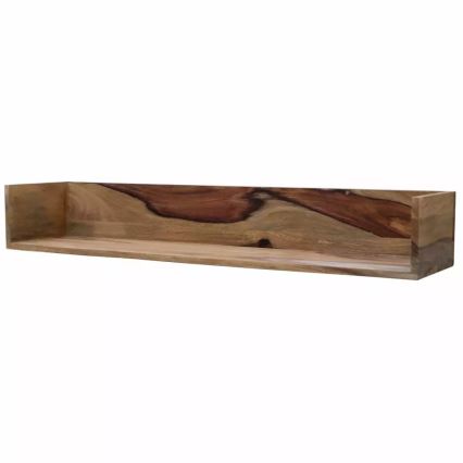 Étagère murale RAMI 22x100 cm bois massif/palissandre