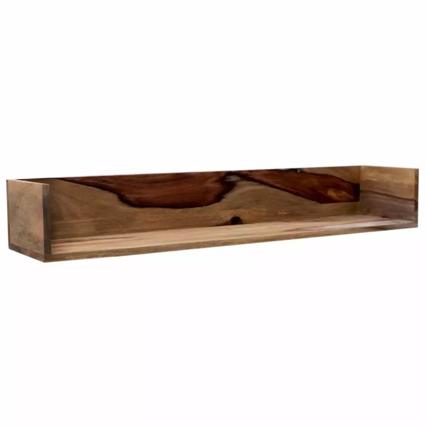 Étagère murale RAMI 22x150 cm bois massif/palissandre
