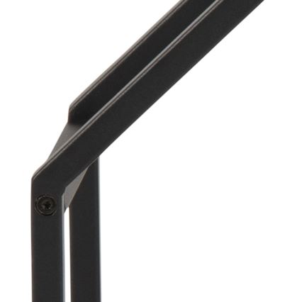 Étagère murale SARON 77x77 cm chêne/noir