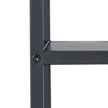 Étagère murale SARON 77x77 cm noire