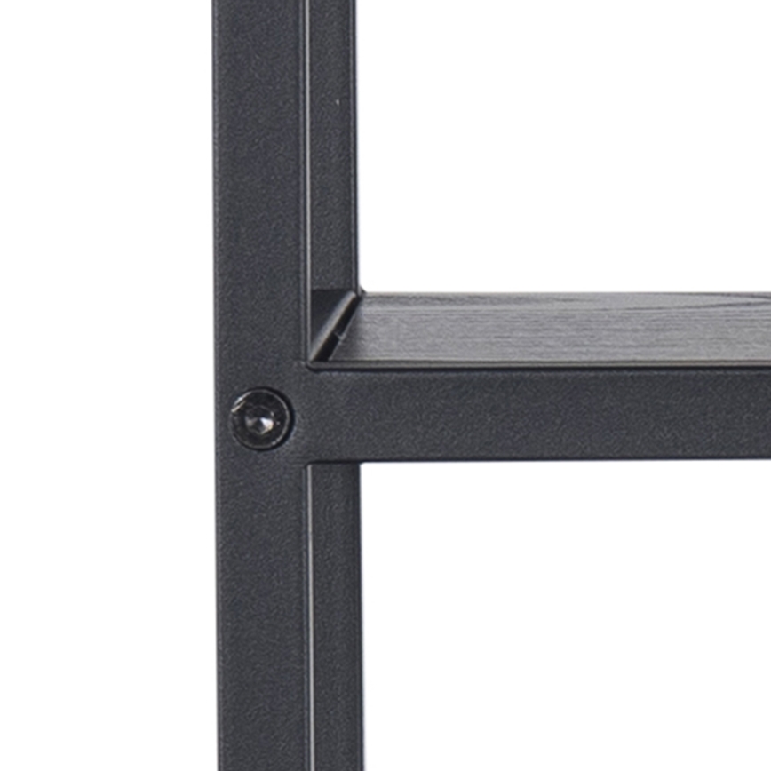 Étagère murale SARON 77x77 cm noire