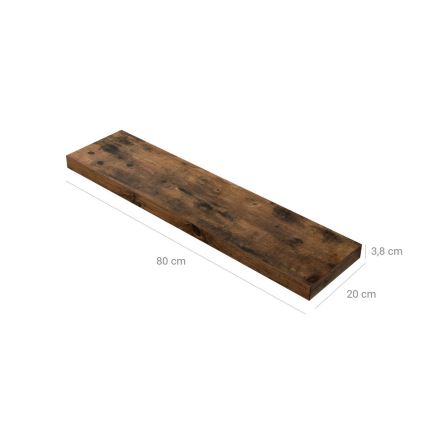 Étagère murale SHELFY marron