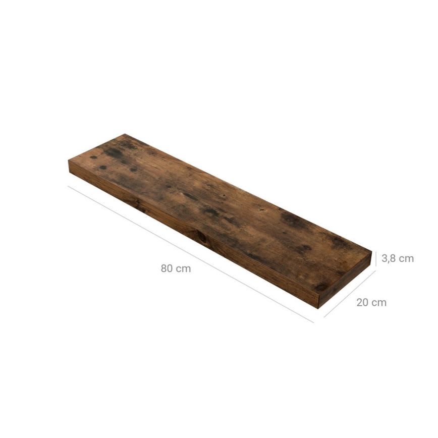 Étagère murale SHELFY marron