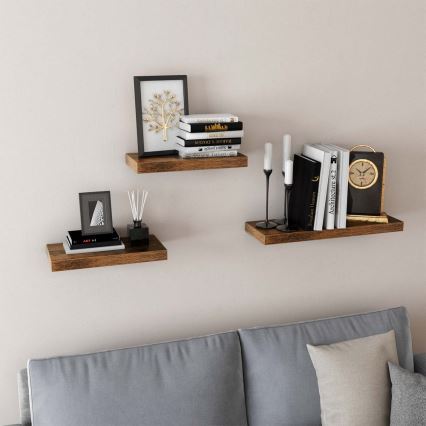 Étagère murale SHELFY marron