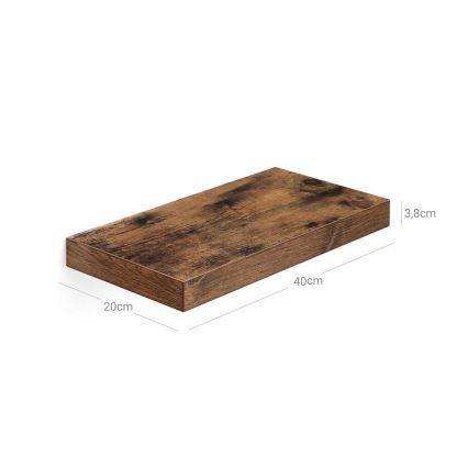 Étagère murale SHELFY marron