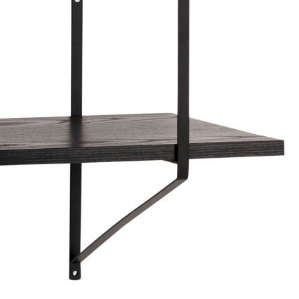 Étagère murale TOCO 191x79 cm noire
