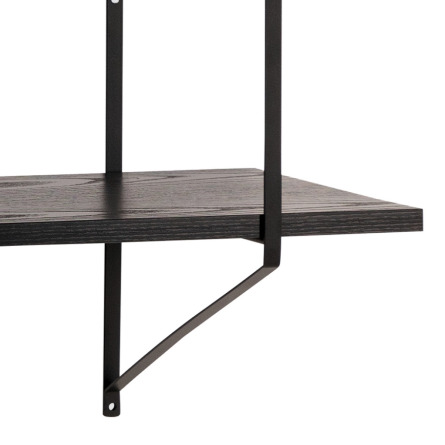 Étagère murale TOCO 191x79 cm noire