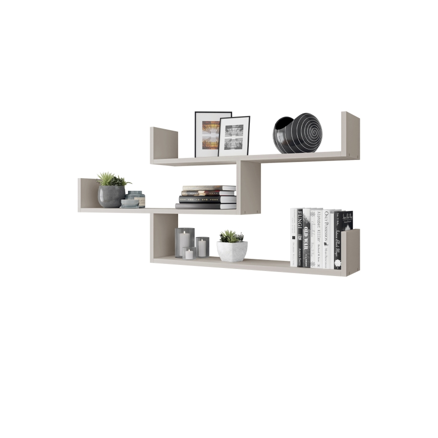 Étagère murale TRIO 119x55 cm cachemire