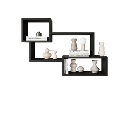 Étagère murale TRIO 54x87 cm noir graphite