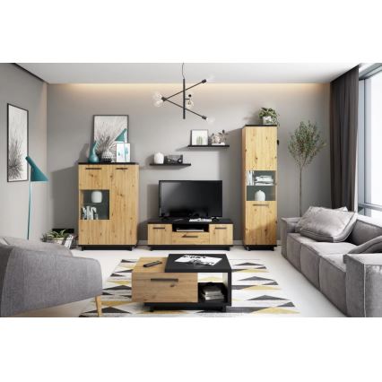 Étagère murale VERRU 3,2x68 cm noir