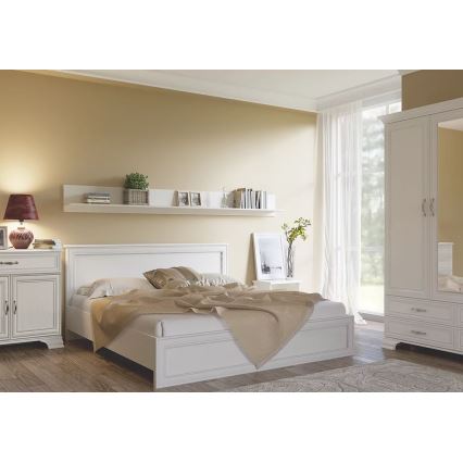 Étagère murale VETICA 26,5x90 cm crème