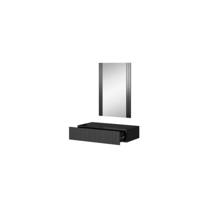 Étagère murale + wall miroir WITH noir