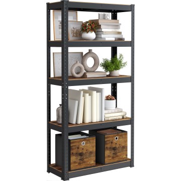 Étagère ORDIFY marron/noir