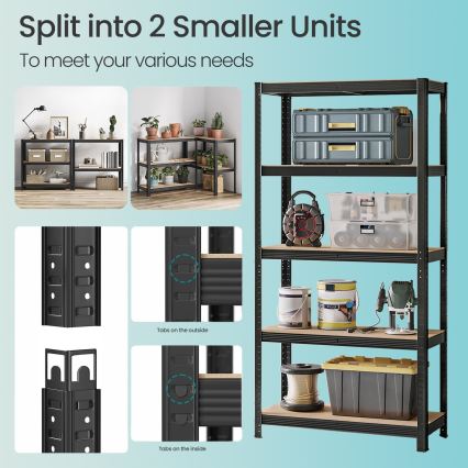 Étagère ORDIFY noire