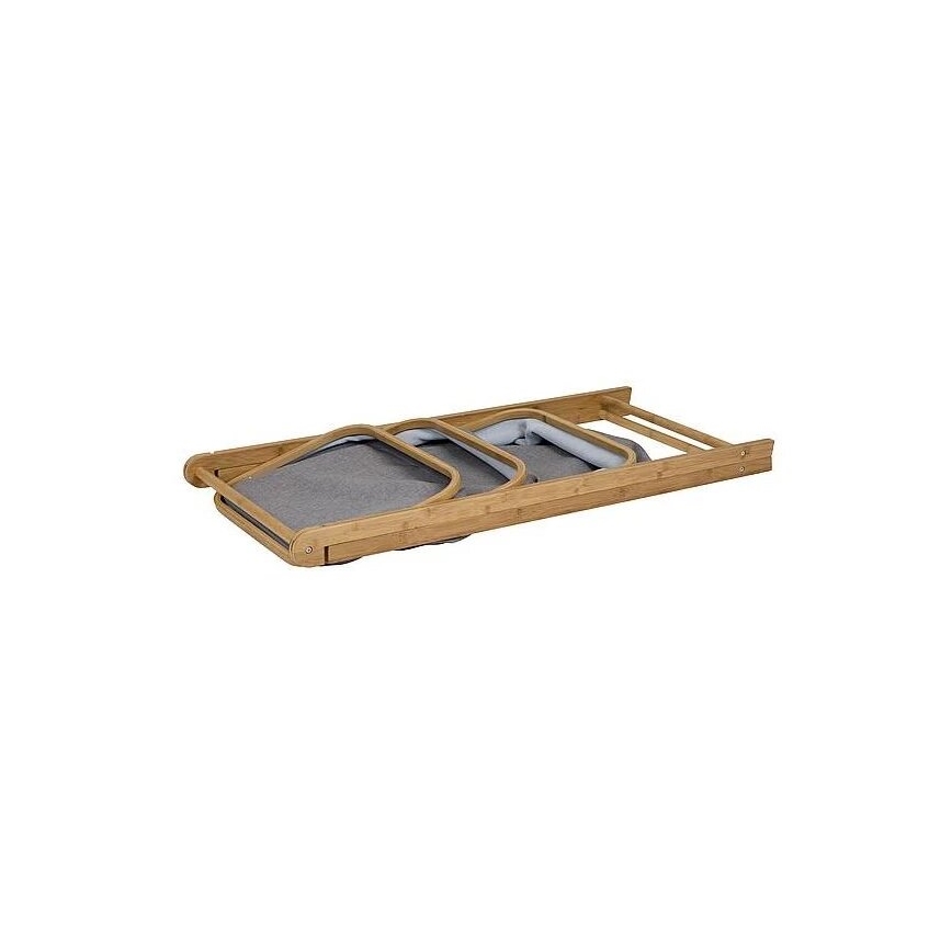Étagère pliante avec paniers 45 x 99 x 35 cm