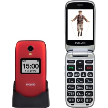 Evolveo - EasyPhone FS, téléphone portable à clapet 2.8